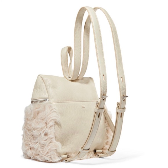 🔹KARA Shearling Small Backpack - Picture 4 of 8